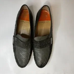 Alessandro Dell Acqua Men’s Ostrich Skin Leather Loafers Sz 43.5 Alessandro Dell main image 2